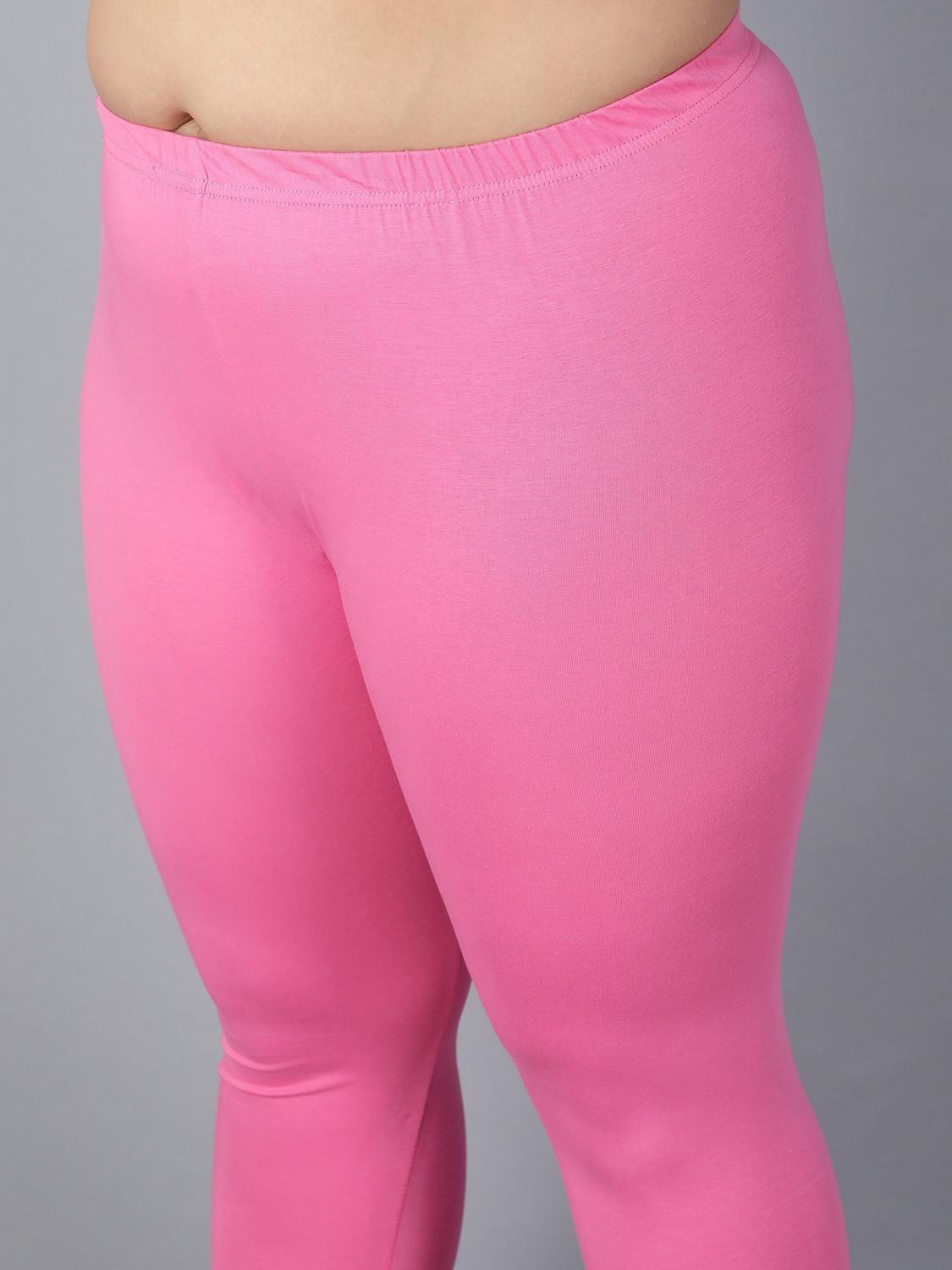 Image of Plus Size Churidar Length Ethnic Wear Legging
