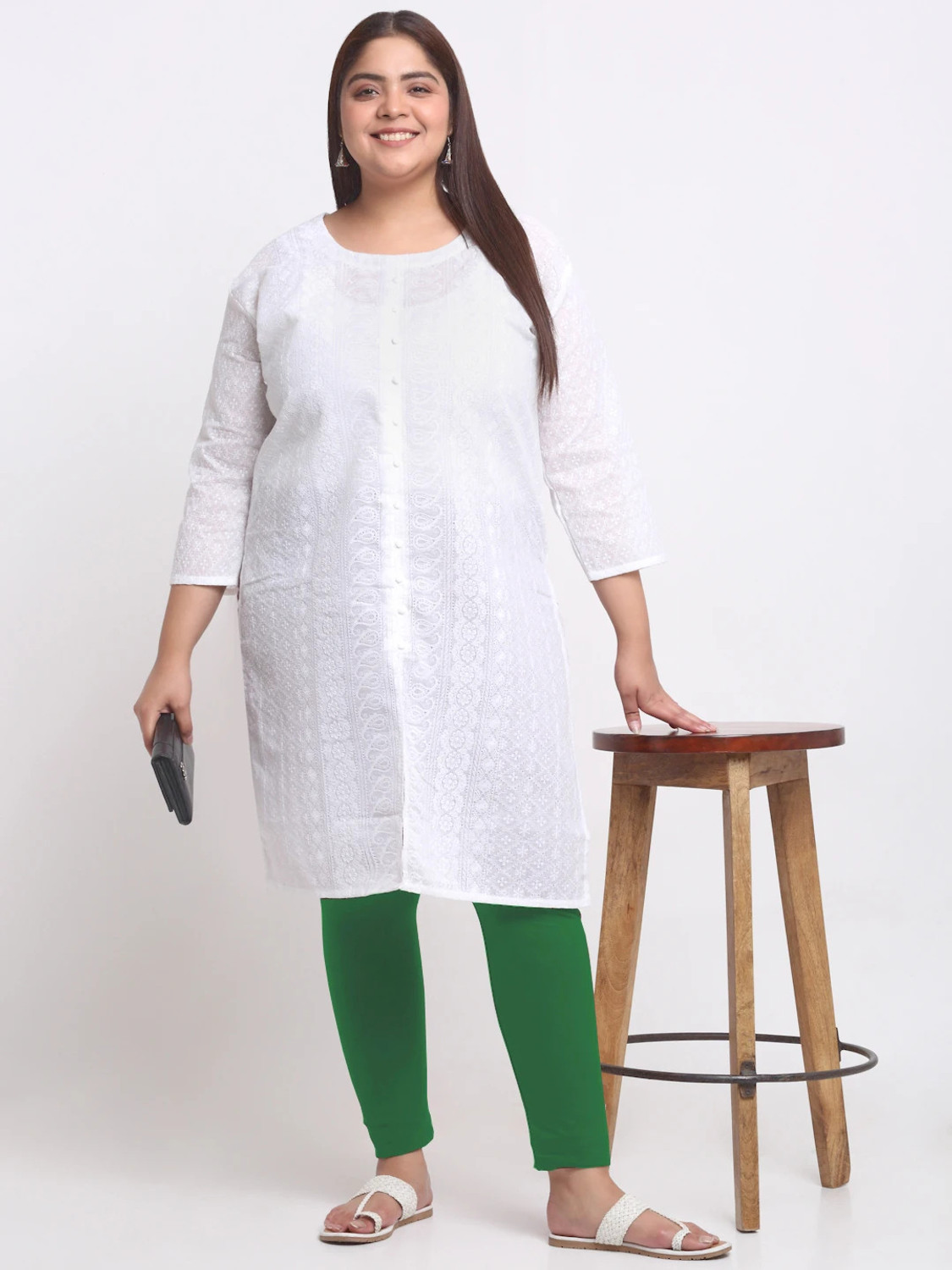 Image of Trend Level Ankle Length Western Wear Legging
