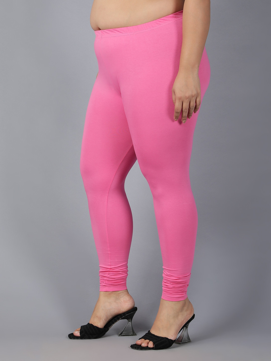 Image of Plus Size Churidar Length Ethnic Wear Legging