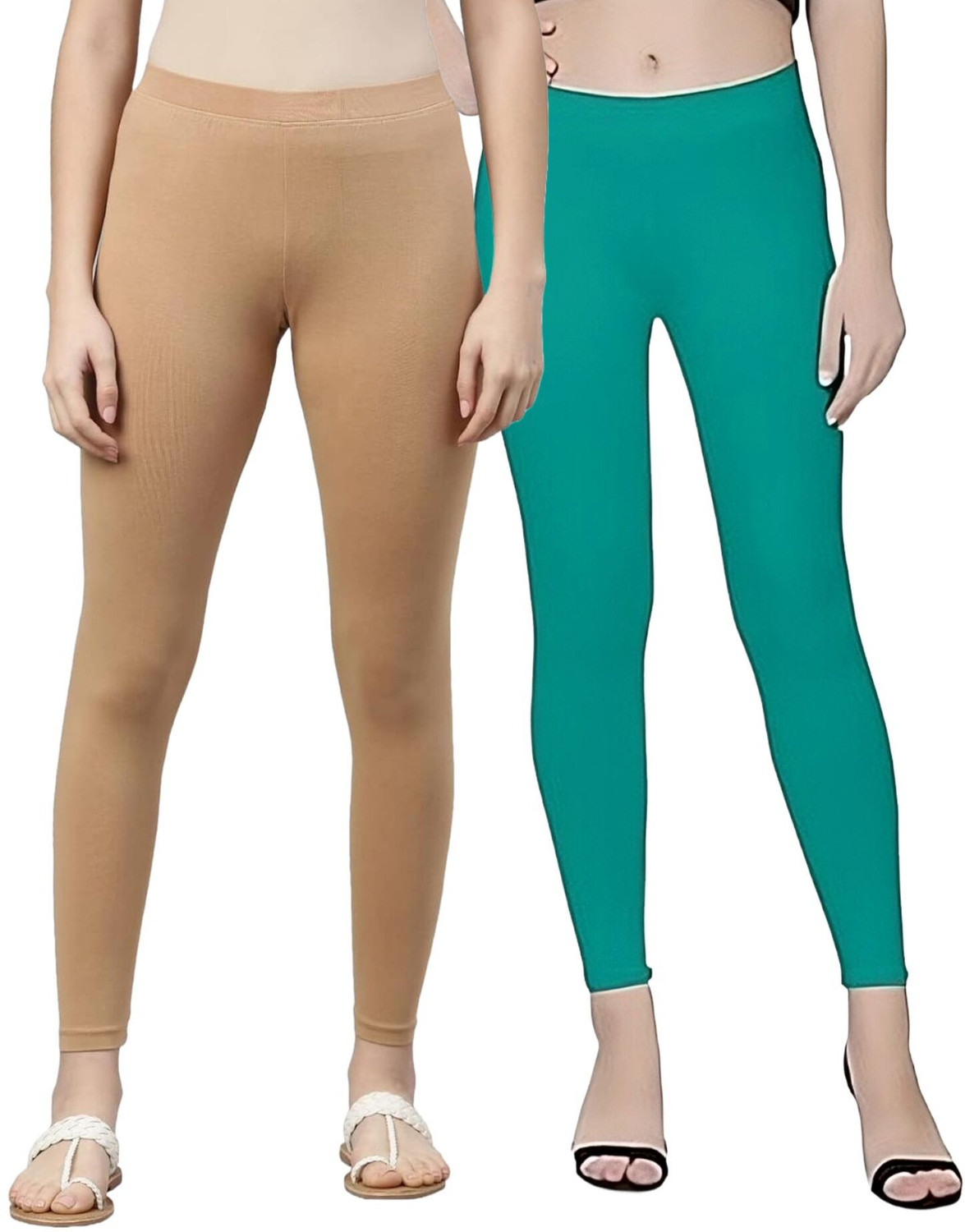Image of ZAYANQA Ankle Length Western Wear Legging