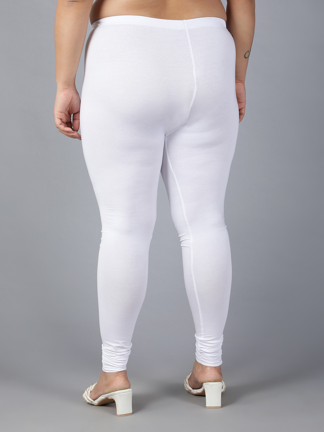Image of Plus Size Churidar Length Ethnic Wear Legging