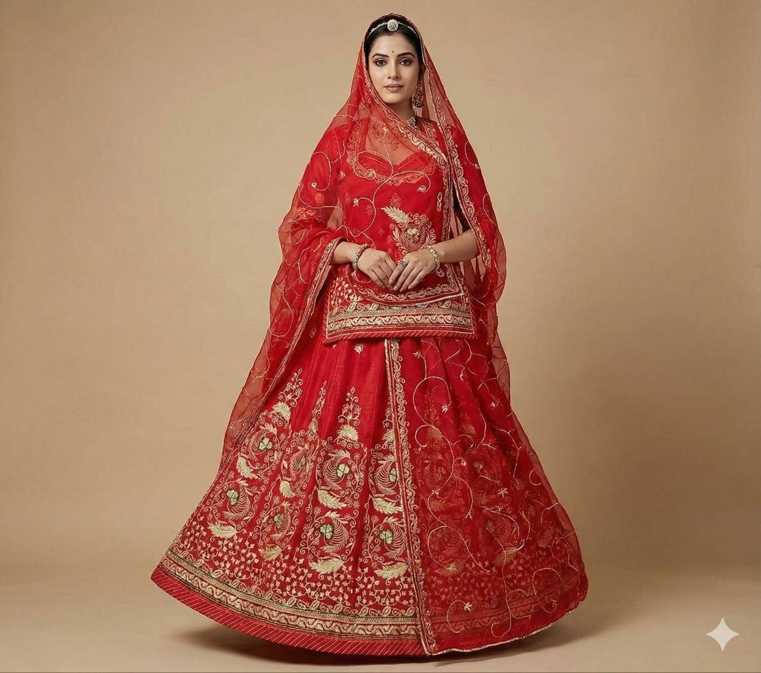 BHAGYALAXMIJI Embroidered Semi Stitched Lehenga Choli