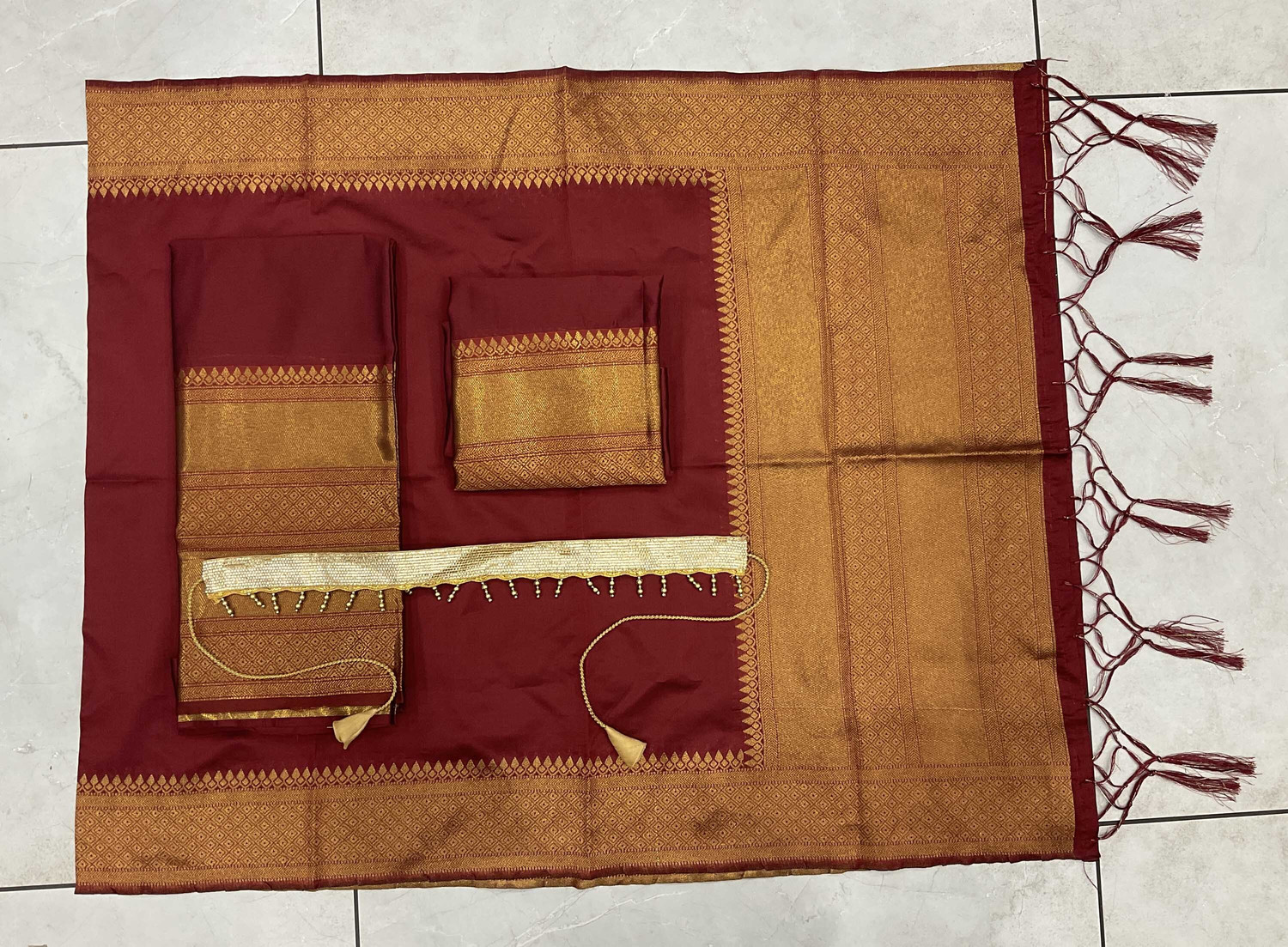 Image of Immy Solid, Self Design Semi Stitched Lehenga Choli