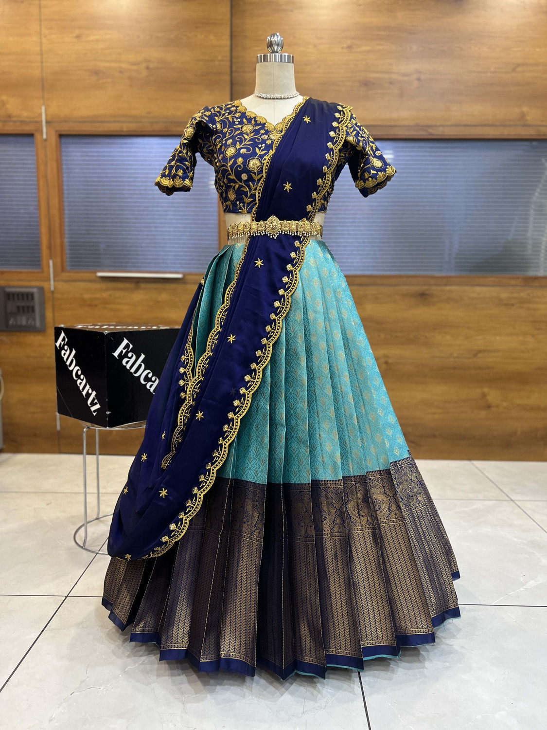 MR Y Printed Semi Stitched Lehenga Choli