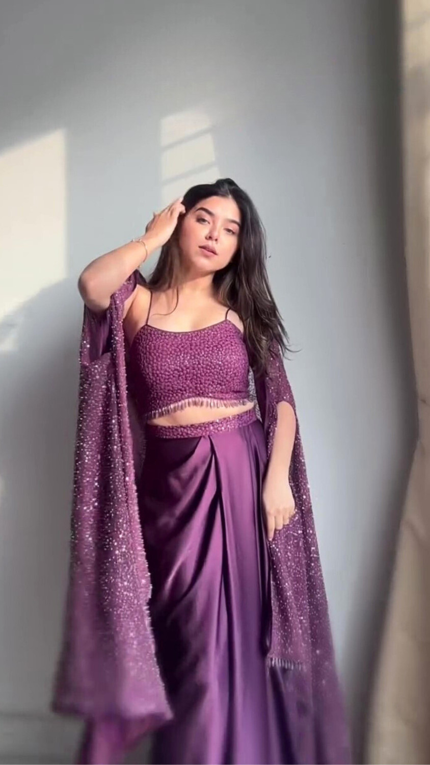 Image of Trivety Embellished Stitched Lehenga with Jacket