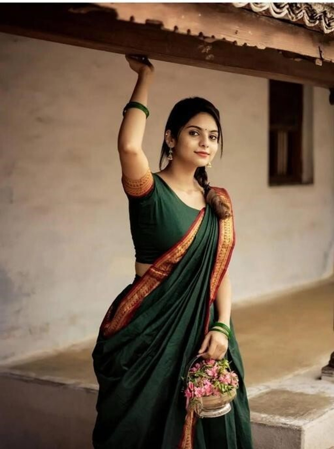 Image of Harshiv Textile Embellished Semi Stitched Lehenga Choli