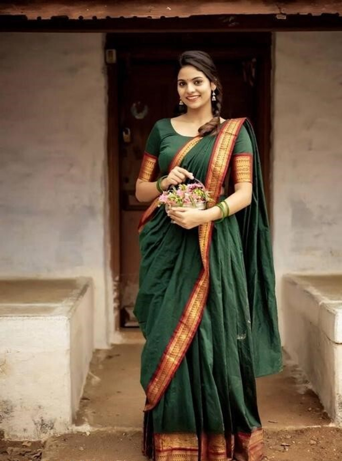 Image of Harshiv Textile Embellished Semi Stitched Lehenga Choli