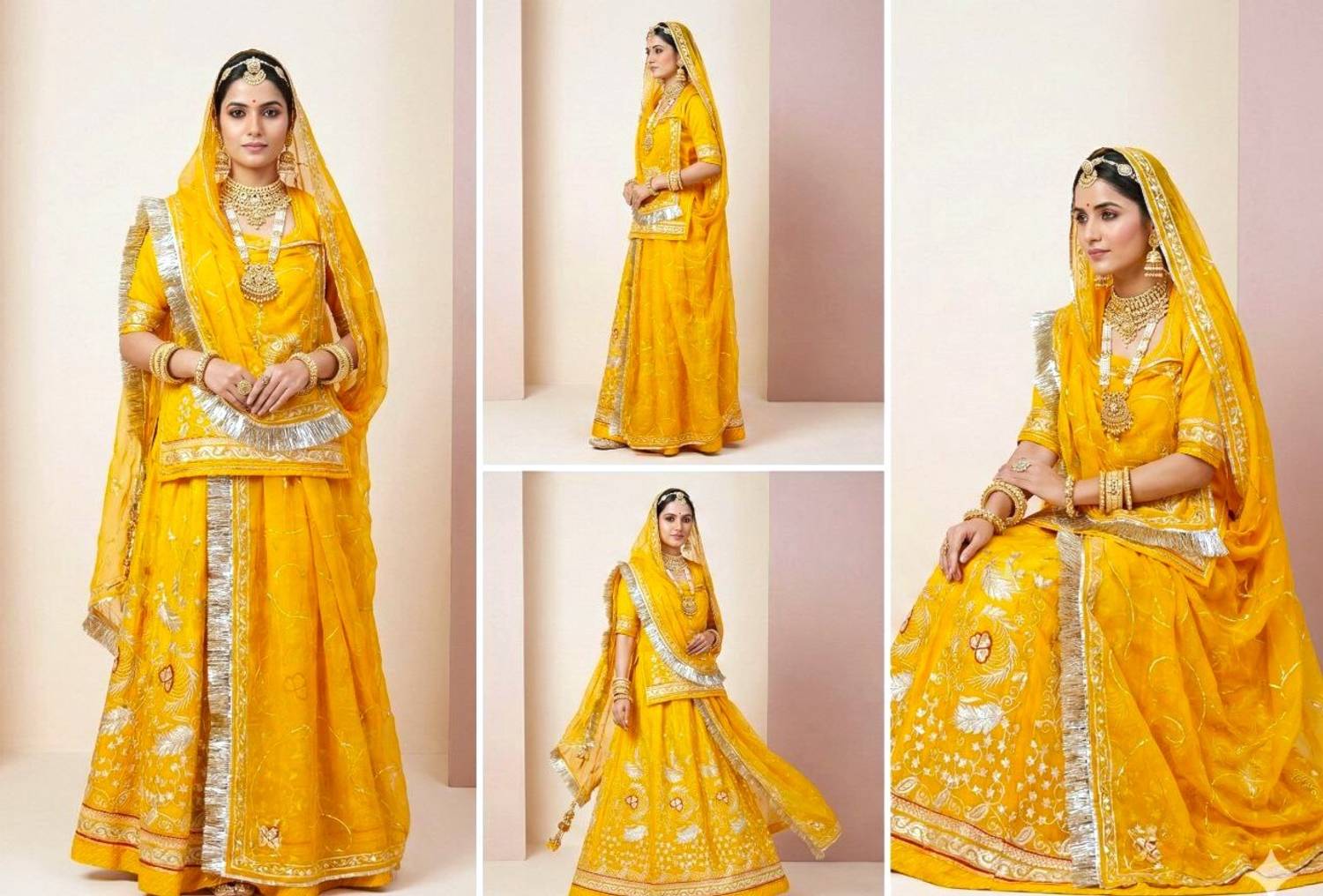 Bhagyalaxmi Embroidered Semi Stitched Lehenga Choli