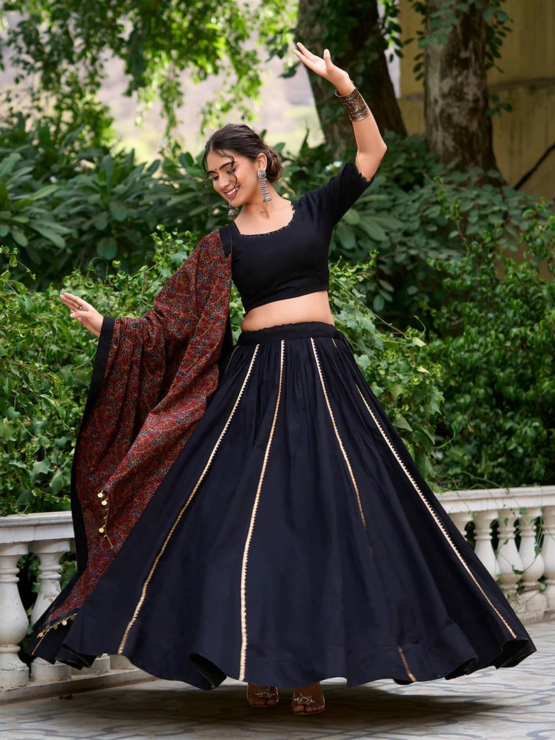 AAYUSHYAM ENTERPRISE Self Design Semi Stitched Lehenga Choli