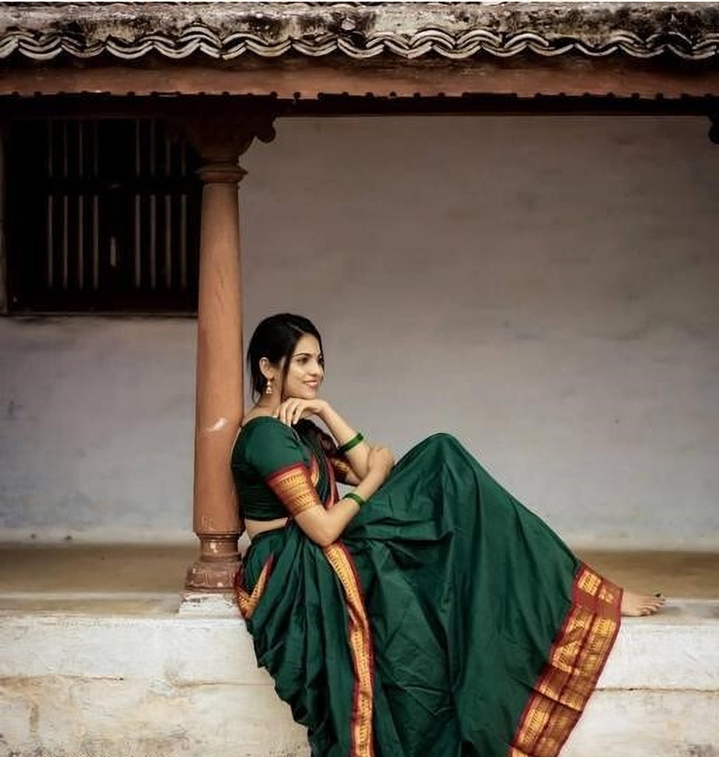 Image of Harshiv Textile Embellished Semi Stitched Lehenga Choli