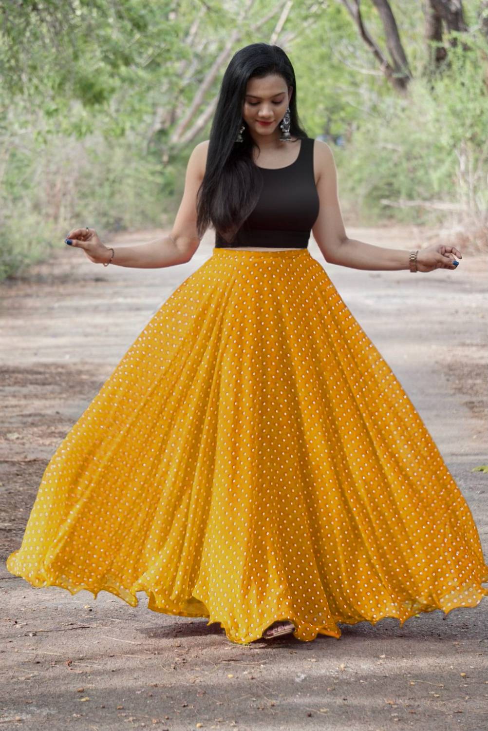 3Buddy Fashion Women Crop Top Skirt Set