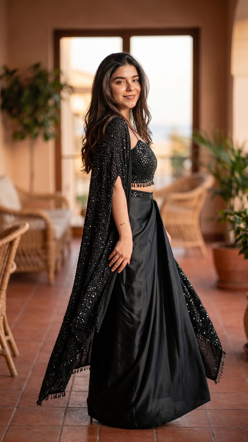 Image of Starly Embellished Stitched Lehenga with Jacket