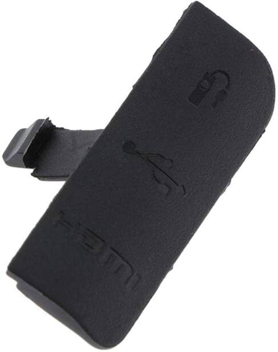 fotokina USB/HDMI DC Out Rubber Door Bottom Cover Compatible for Canon EOS 1300D/1500D  Lens Cap (Black)