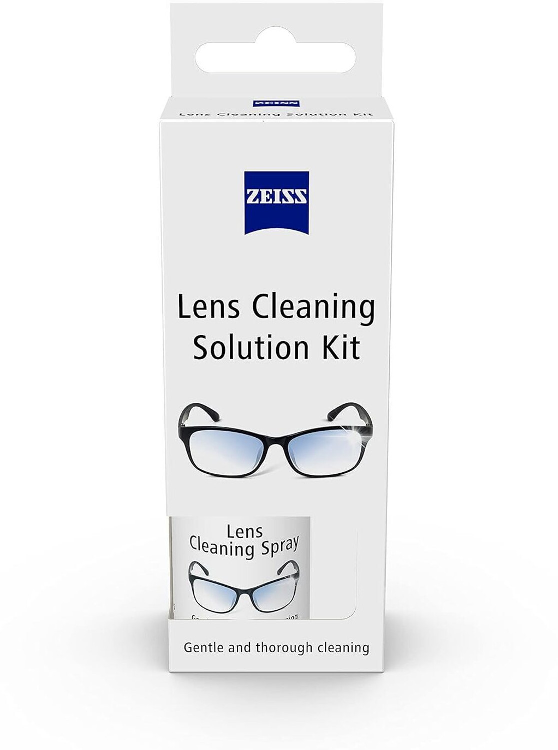 Image of ZEISS Lens Cleaning Solution Kit 30ml with Microfiber Cloth- Pack of 1 Lens Cleaner