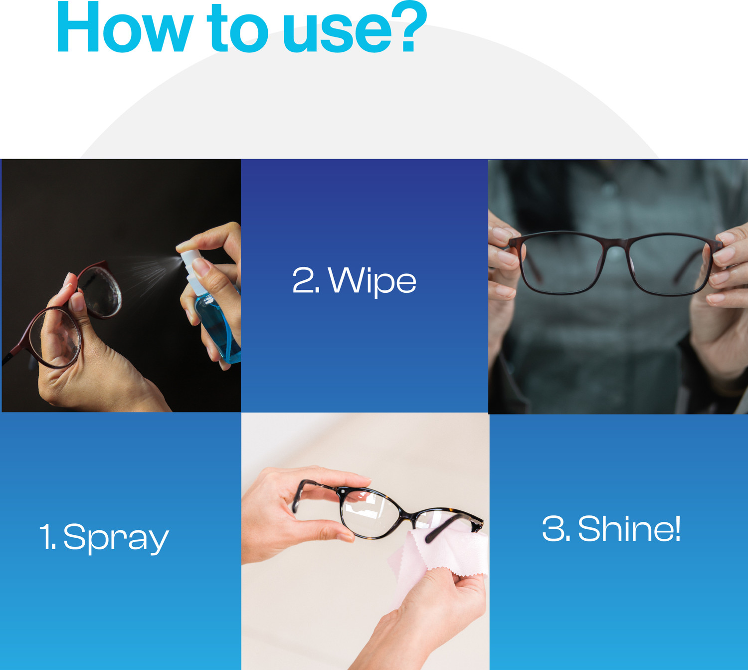 Image of Rinsol Optical & Eyeglass Lens Cleaner Kit | Spray & Soft Microfiber Cloth Lens Cleaner