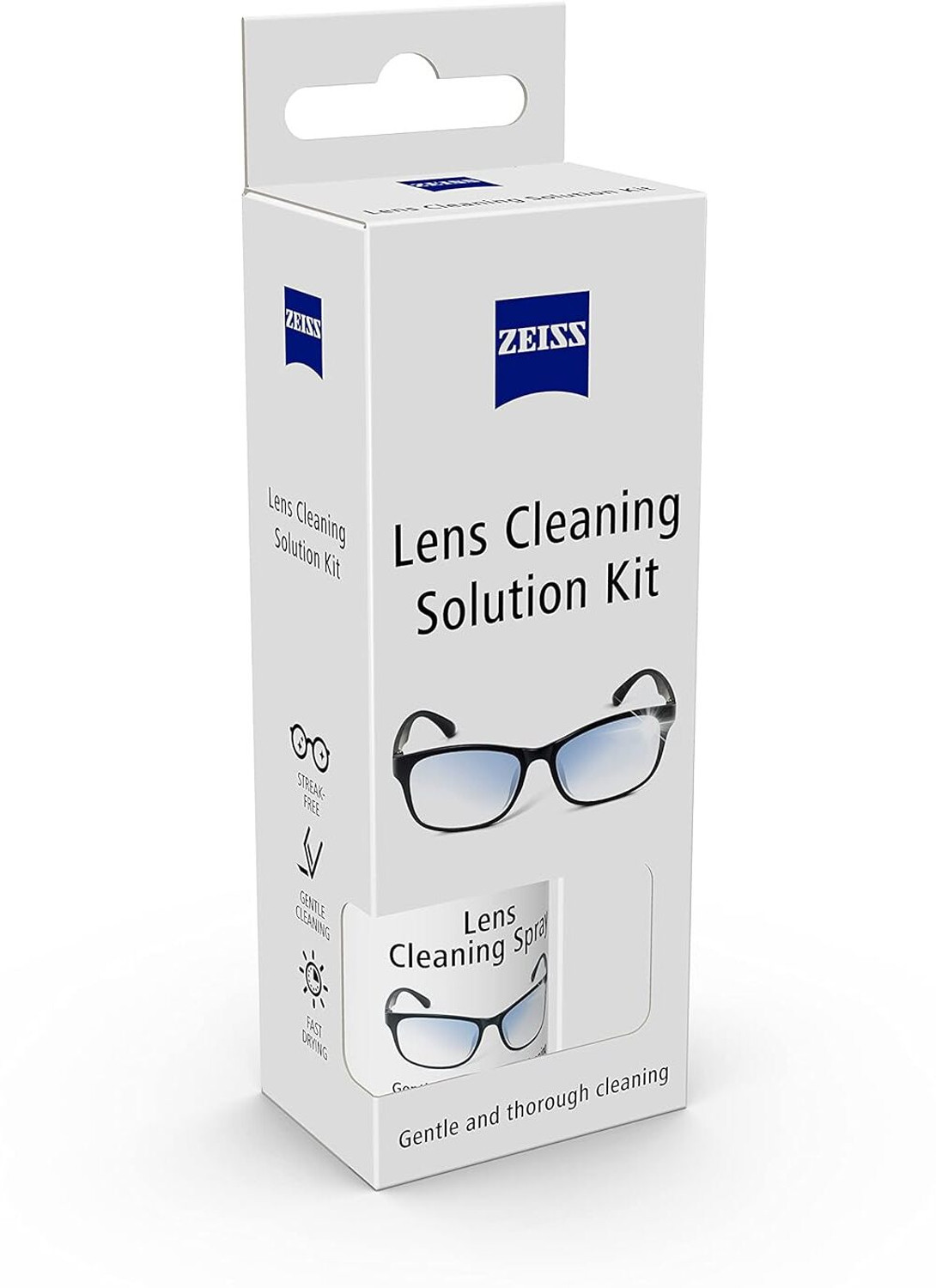 Image of ZEISS Lens Cleaning Solution Kit 30ml with Microfiber Cloth- Pack of 1 Lens Cleaner