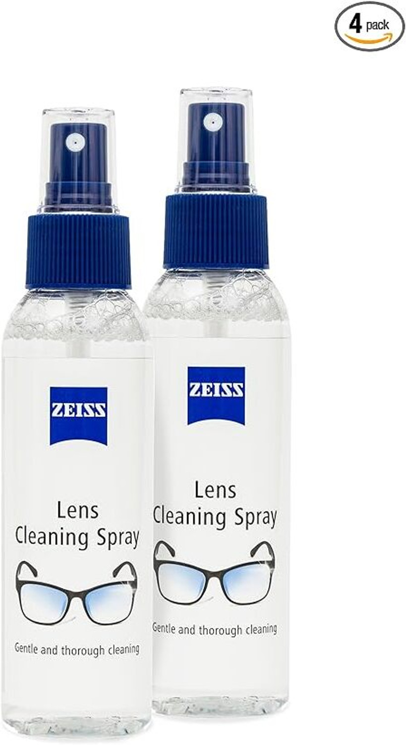 Image of ZEISS Lens Cleaning Solution Kit (2x60 ml) With Microfiber Cloth Lens Cleaner (120 ml, 7.09x7.09 inch, Pack of 2)