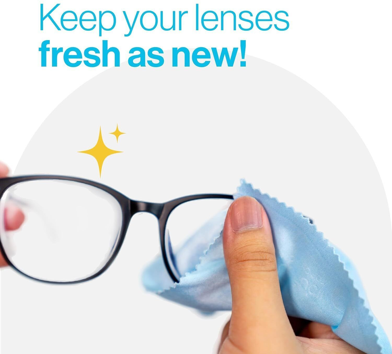 Image of Rinsol Optical & Eyeglass Lens Cleaner Kit | Spray & Soft Microfiber Cloth Lens Cleaner