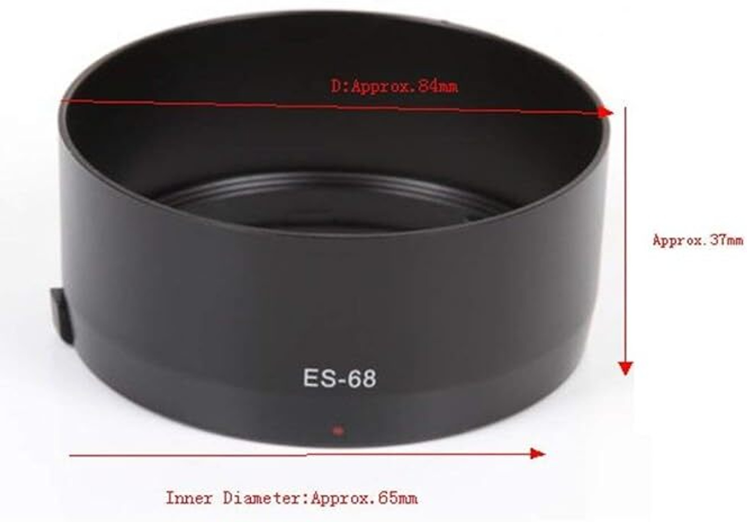 Image of SUPERNIC ES-68 Bayonet Mount Lens Hood + 49mm UV Filter Lens Hood