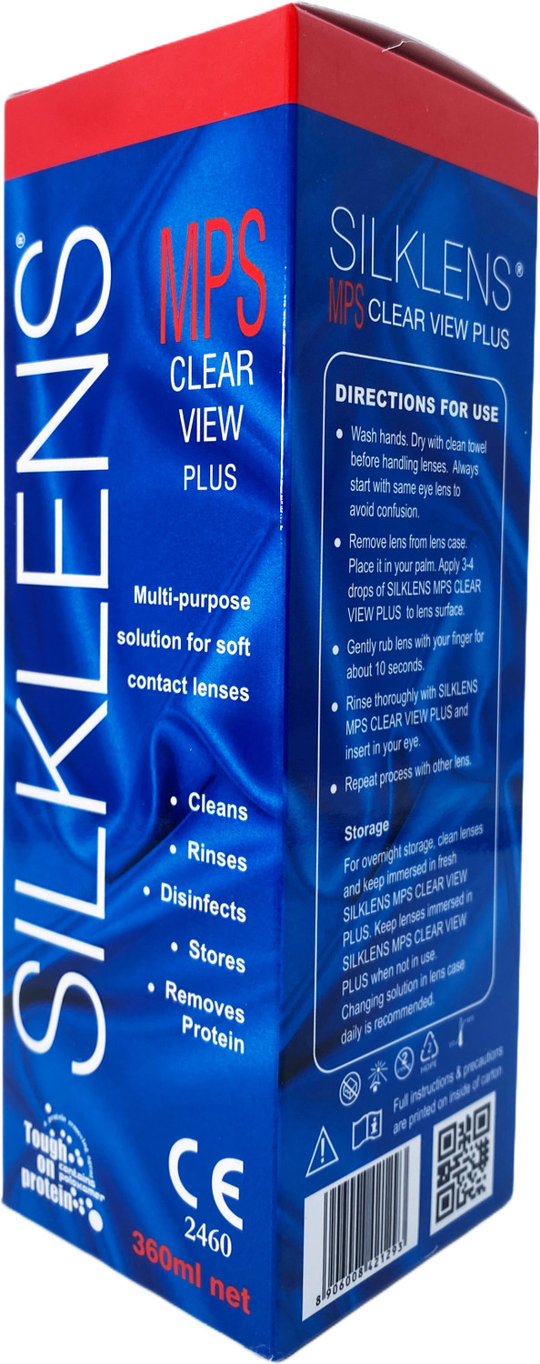 Image of Silklens Clear view Plus Multi-Purpose Lens Cleaning Solution