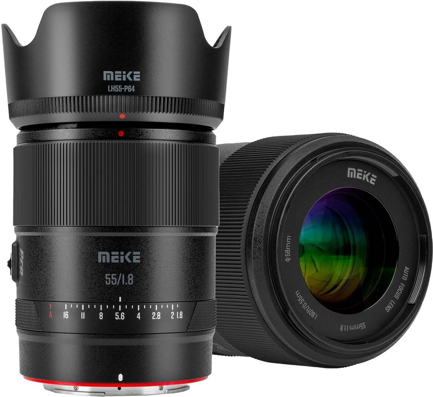 Meike 55mm F1.8 Pro Full Frame AF STM High Resolution 8K Auto