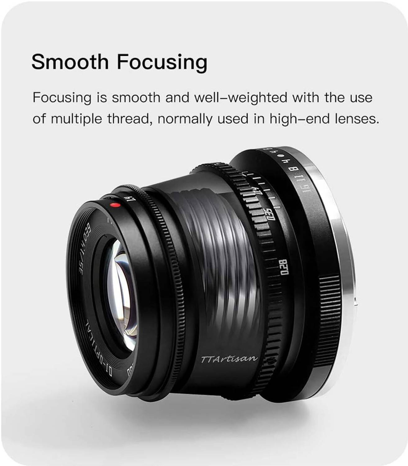 TTArtisan 35Mm F1.4 APS-C M43 Manual Focus For Sony E Mount Camera