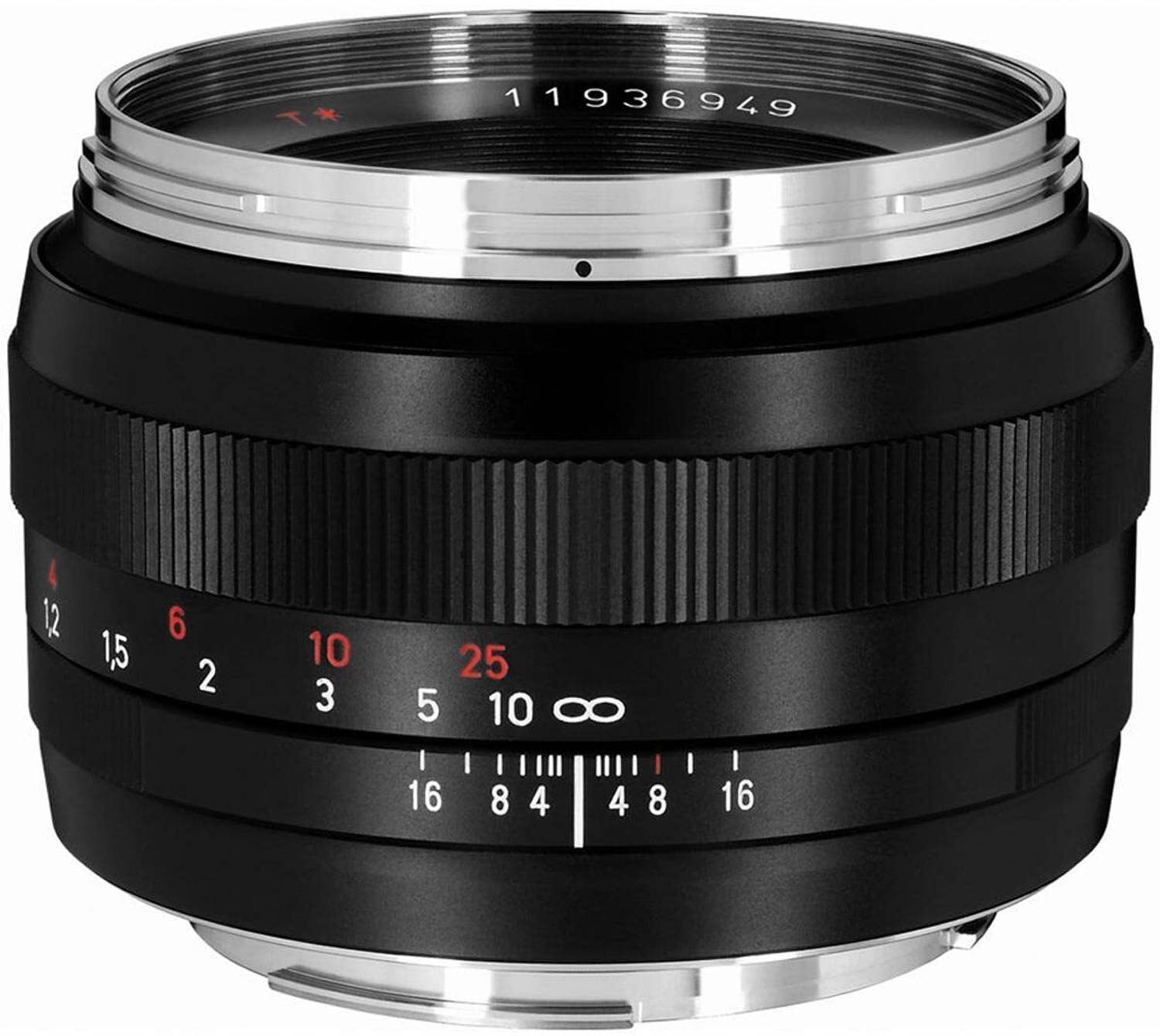 【極美品】Carl Zeiss Planar 50mm F1.4 MMJ 650 Zeiss Carl Planar T* 1,4/50 ZE (1677-817) Lens, Black, 48X71MM