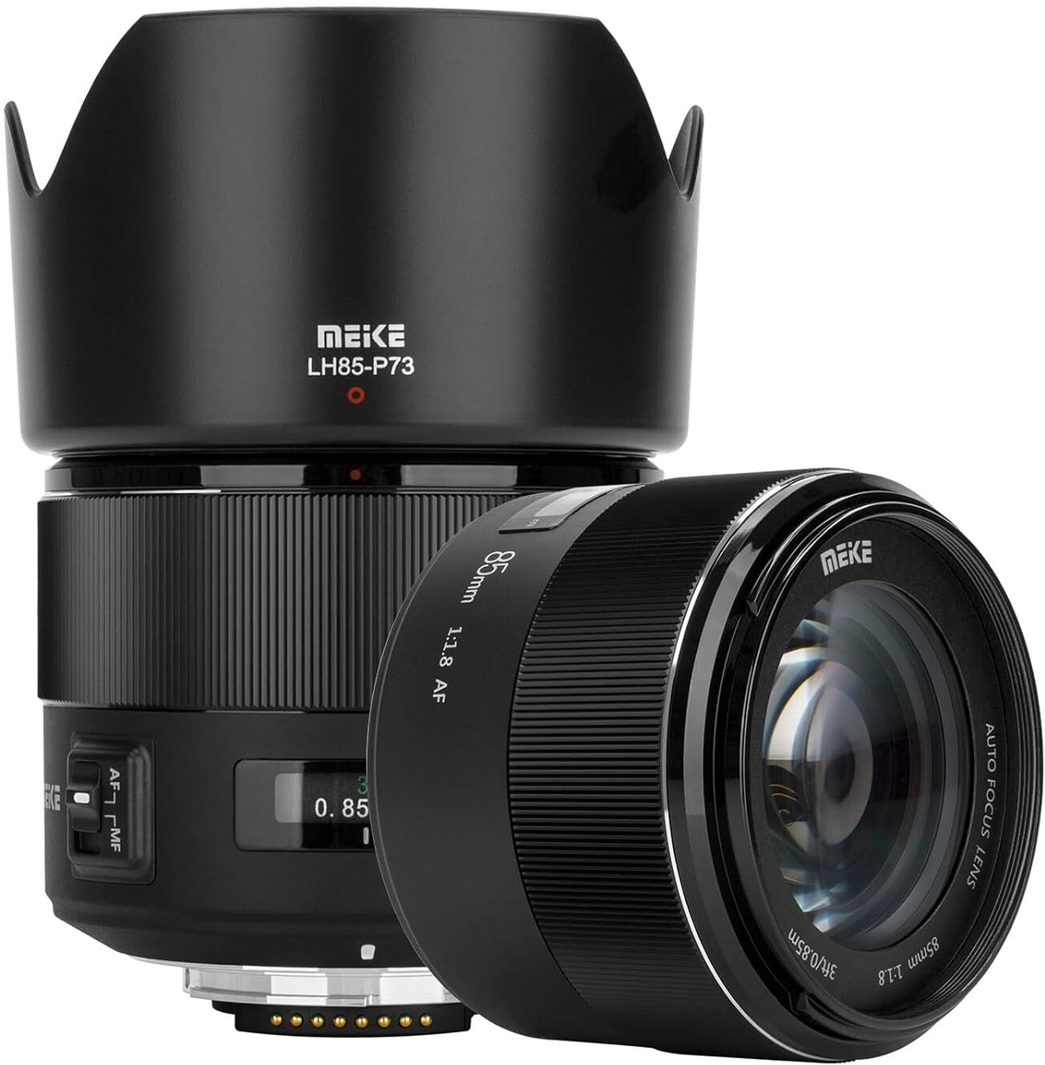Image of Meike 85Mm F1.8 Wide Aperture Full Frame Auto Focus Telephoto for Nikon F Mount DSLR Camera and Compatible with Aps-C Cameras D610 D750 D780 D810 Telephoto Prime Lens
