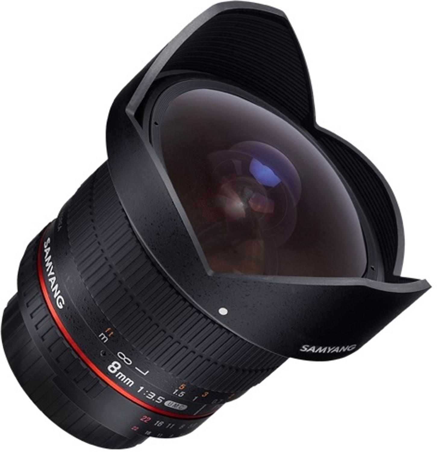 Image of Samyang MF 8mm F3.5 For Nikon AE Fisheye Prime Lens