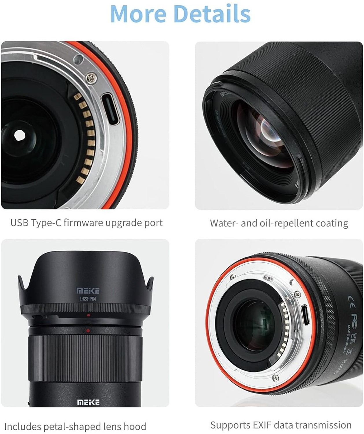 Image of Meike 23mm F1.4 AF Large Aperture STM Auto Focus APS-C Portrait Z Mount for Z50 Z50II Z5 Z6 Z7 Z6II Z7II Wide-angle Prime Lens