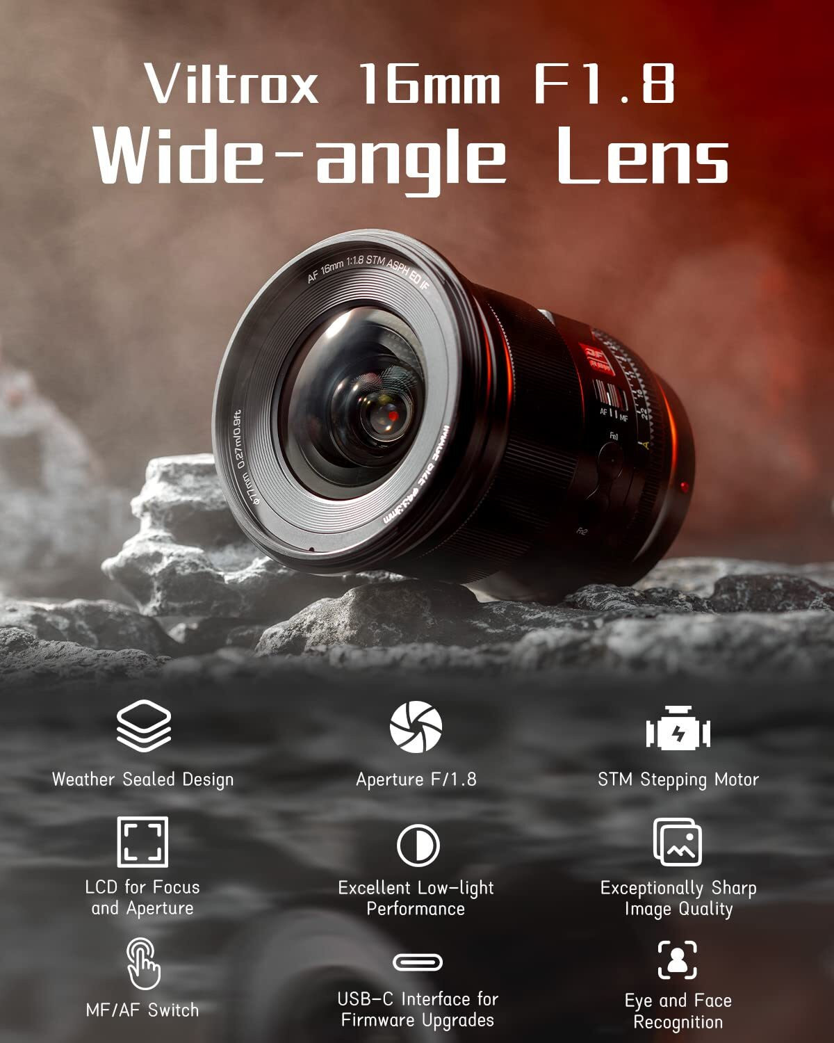 Image of viltrox AF 16mm F1.8 II FE Wide-angle Zoom Lens