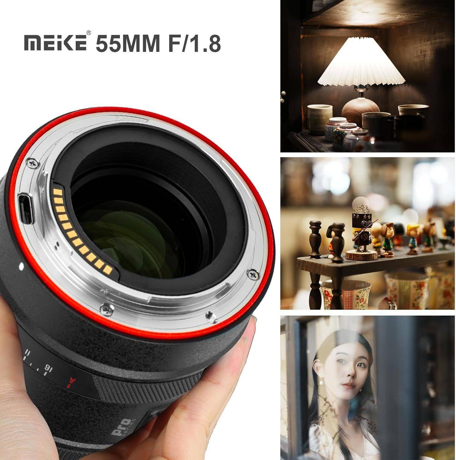 Meike 55mm F1.8 Pro Full Frame AF STM High Resolution 8K Auto