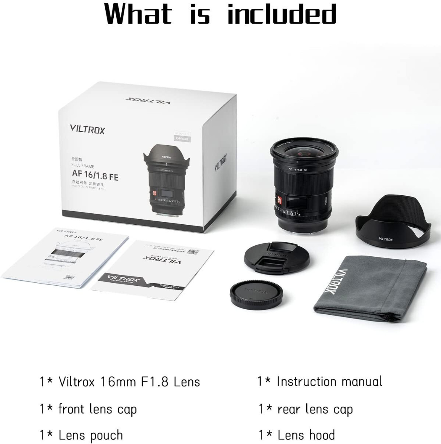Image of viltrox AF 16mm F1.8 II FE Wide-angle Zoom Lens
