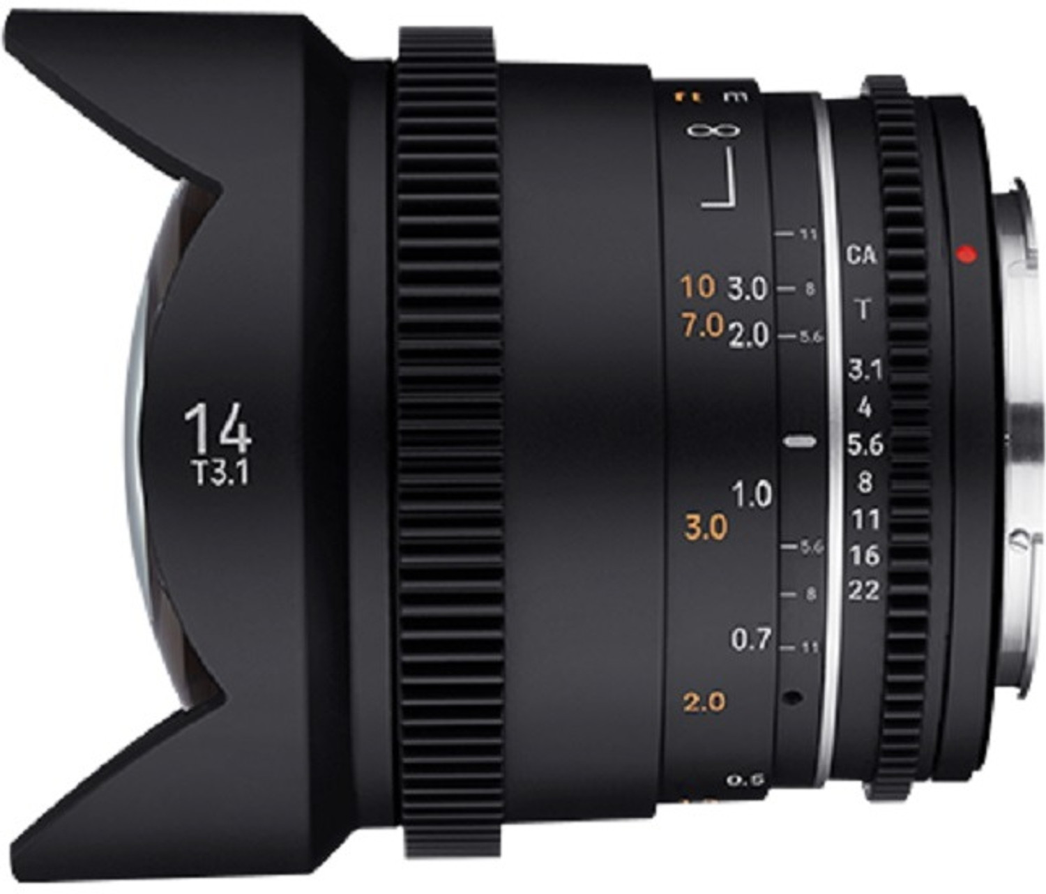 Image of Samyang 14mm T3.1 VDSLR MK2 For Canon Wide-angle Prime Lens