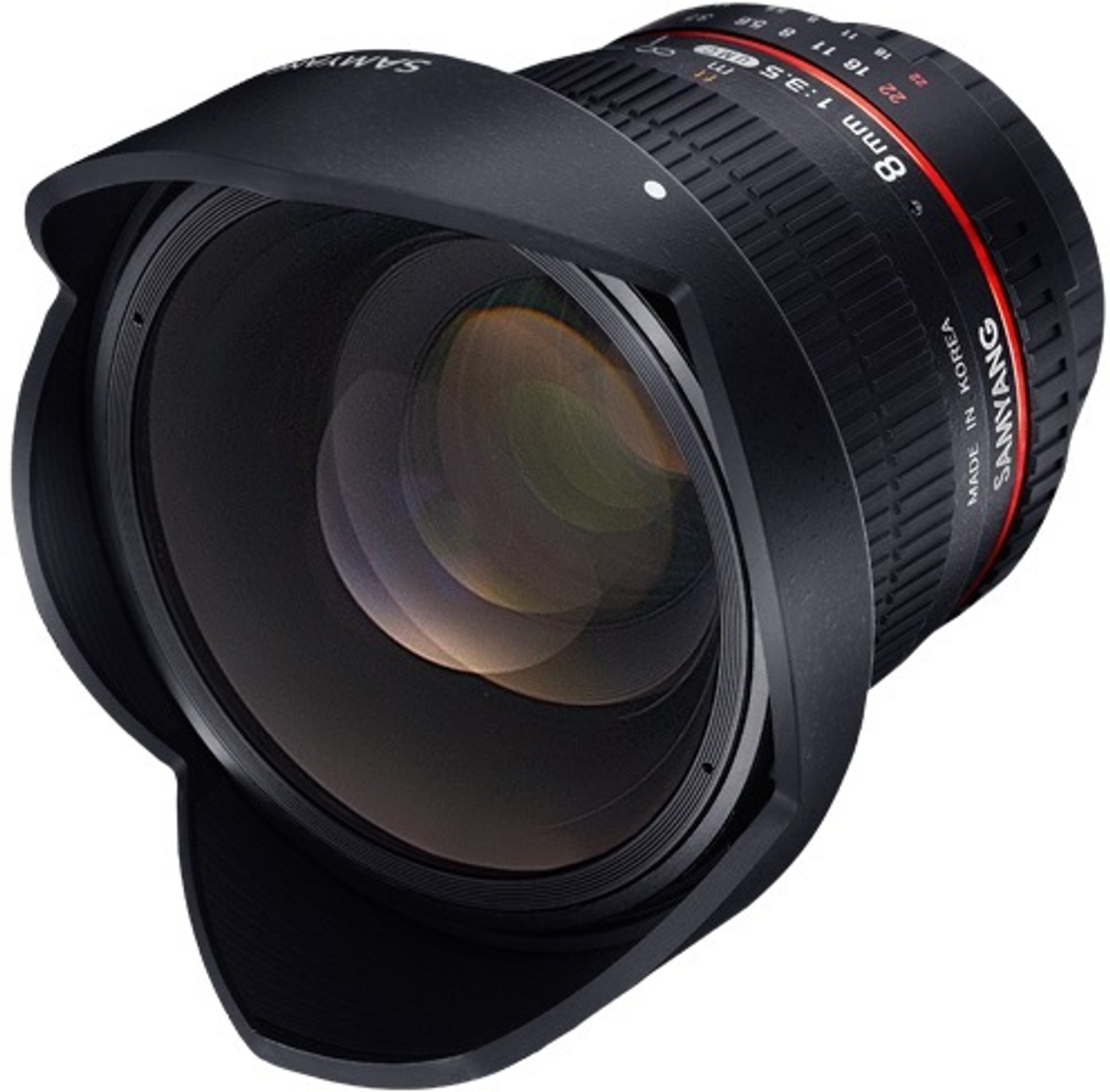 Image of Samyang MF 8mm F3.5 For Nikon AE Fisheye Prime Lens