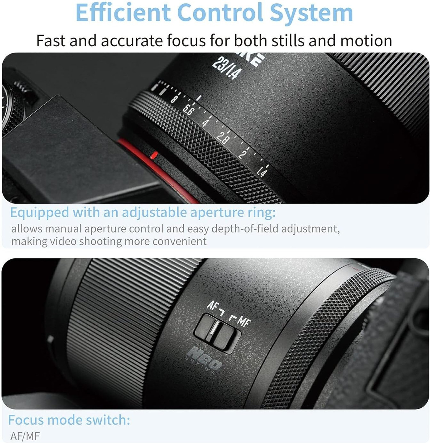 Image of Meike 23mm F1.4 AF Large Aperture STM Auto Focus APS-C Portrait Z Mount for Z50 Z50II Z5 Z6 Z7 Z6II Z7II Wide-angle Prime Lens