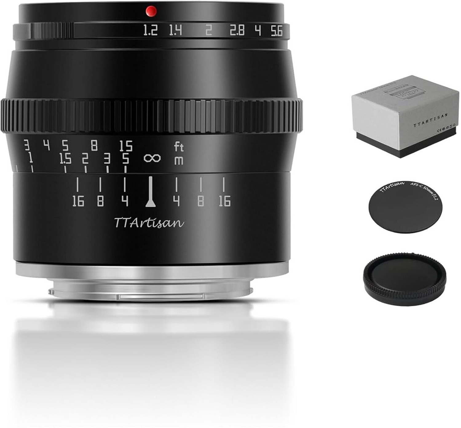 Image of TTArtisan 50mm F1.2 APS-C Manual Focus MFT Olympus /Lumix Mount Cameras M43 Like EPM1 EPM2 EPL1 EPL2 EPL3 EPL5 EPL6 EPL7 EPL8 EPL9 E-P1 E-P2 E-P3 E-P5 E-P6 E-M1 E-M5 E-M10 E-M10II E-M10III Pen-F Wide-angle Prime Lens