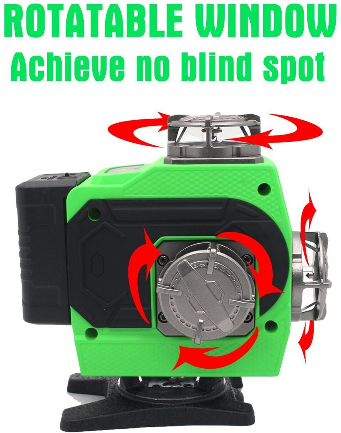 Image of Tomahawk TLN-3232 |16Lines Green 4D Cross Laser Level Pro 4x360 & Remote Controller Lazer| Non-magnetic Line Level