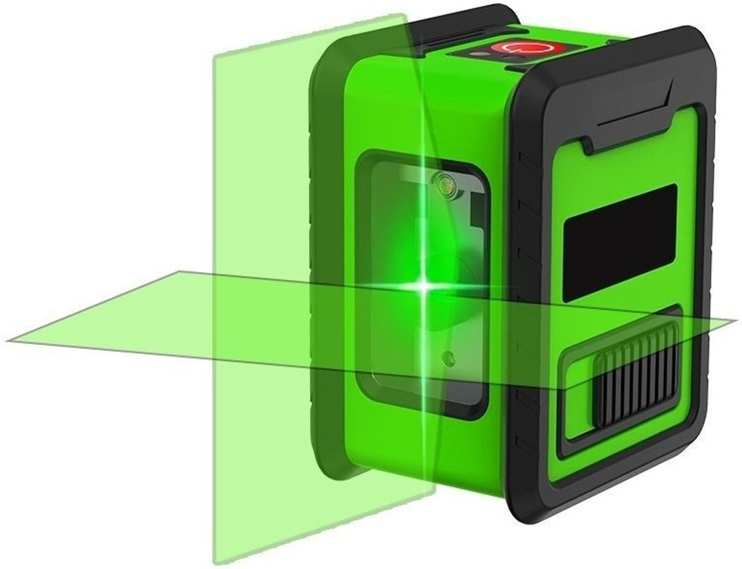 Image of Real Instruments Rotatable Laser Level 2 Line Horizontal And Vertical Points Cross Lines Border IP54 Waterproof 360 High Precision Green Light Self Leveling Laser Level Magnetic Line Level