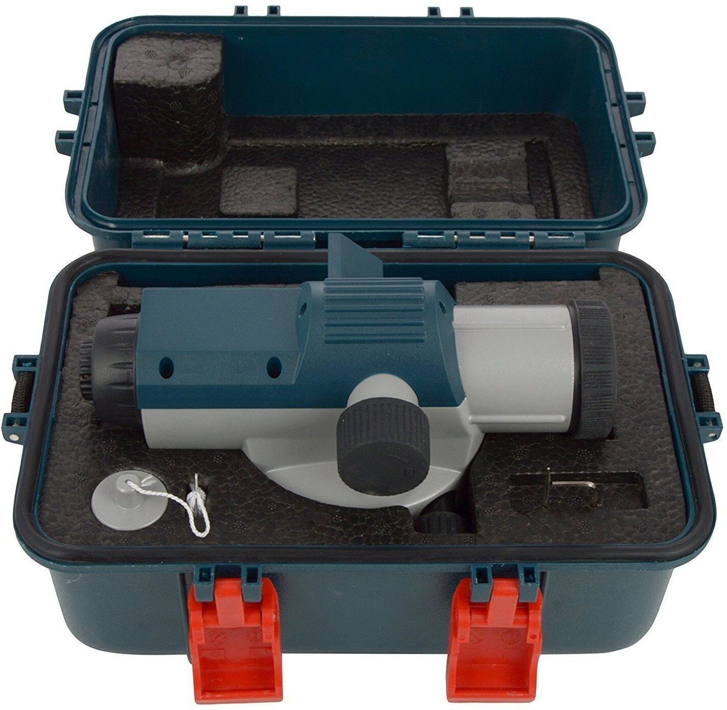 Image of BOSCH GOL 32D Dust and Splash Proof Kit 32X Auto Level with Indian make Tripod and 5m Levelling staff Magnetic Engineer's Precision Level