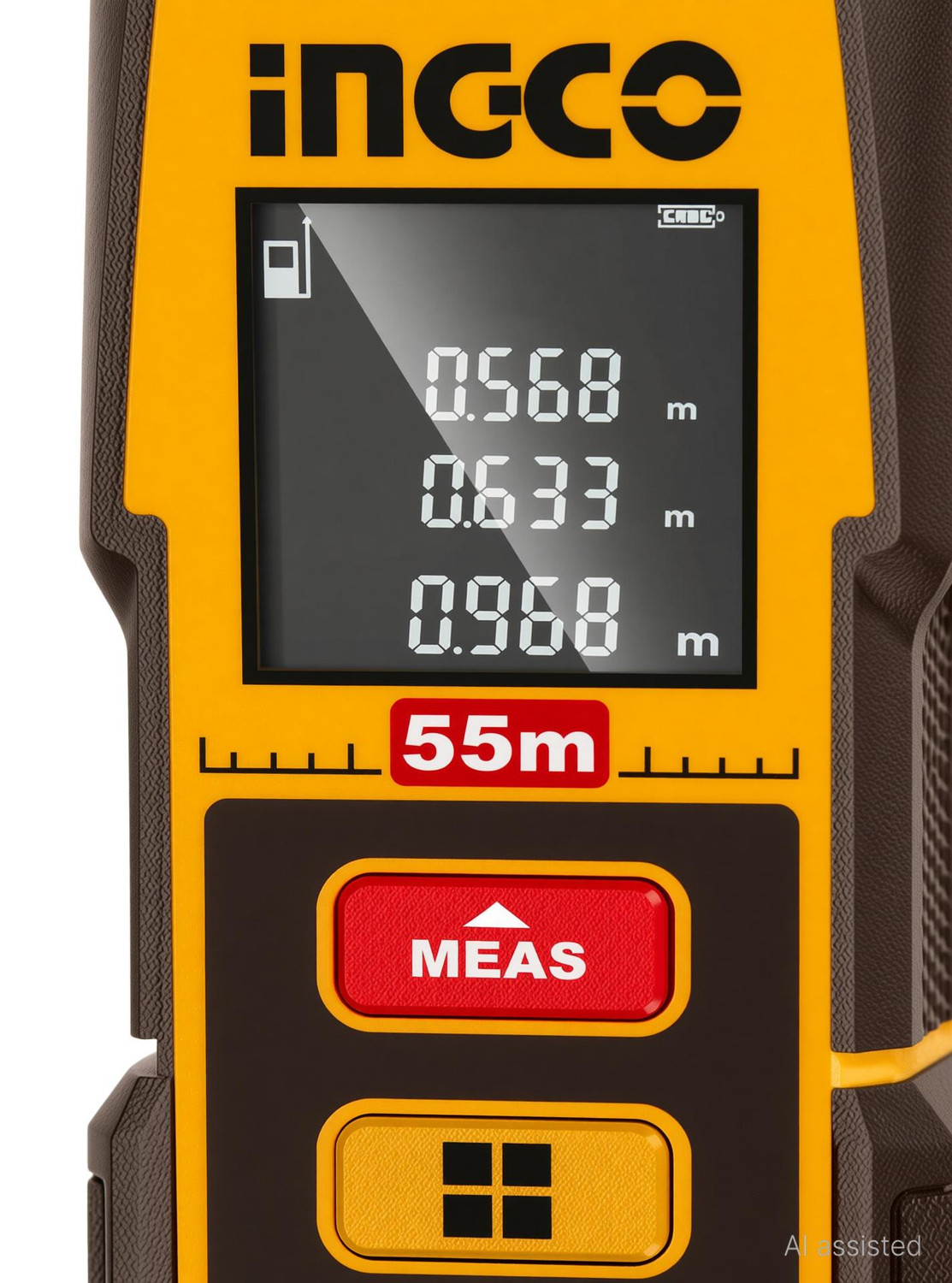 Image of INGCO HLDD05086 HLDD05086 55m Laser Distance Detector Non-magnetic Line Level