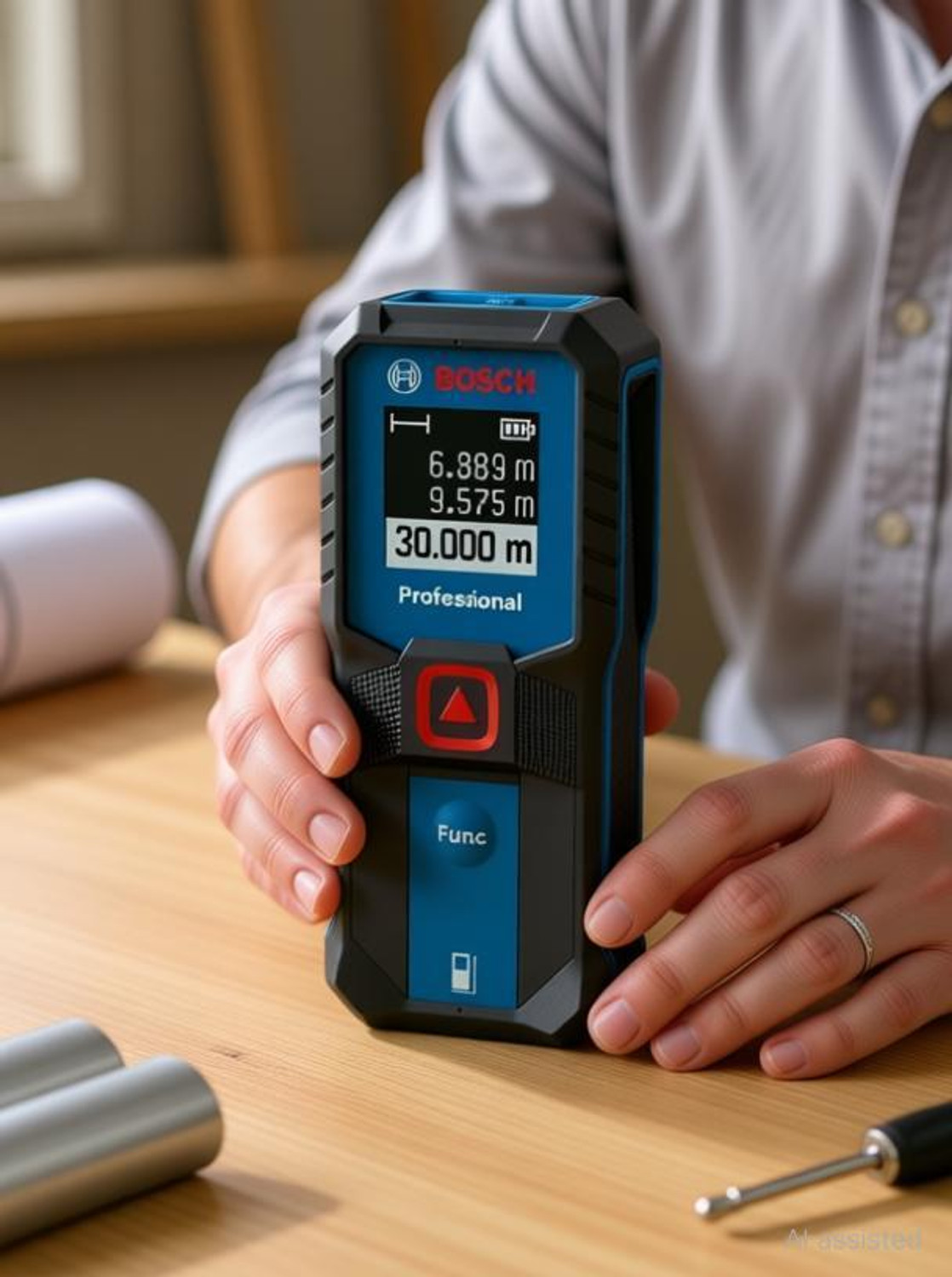Image of BOSCH GLM 30-23 Laser Range Finder / Distance Measurer 0.15-30m, Non-magnetic Line Level