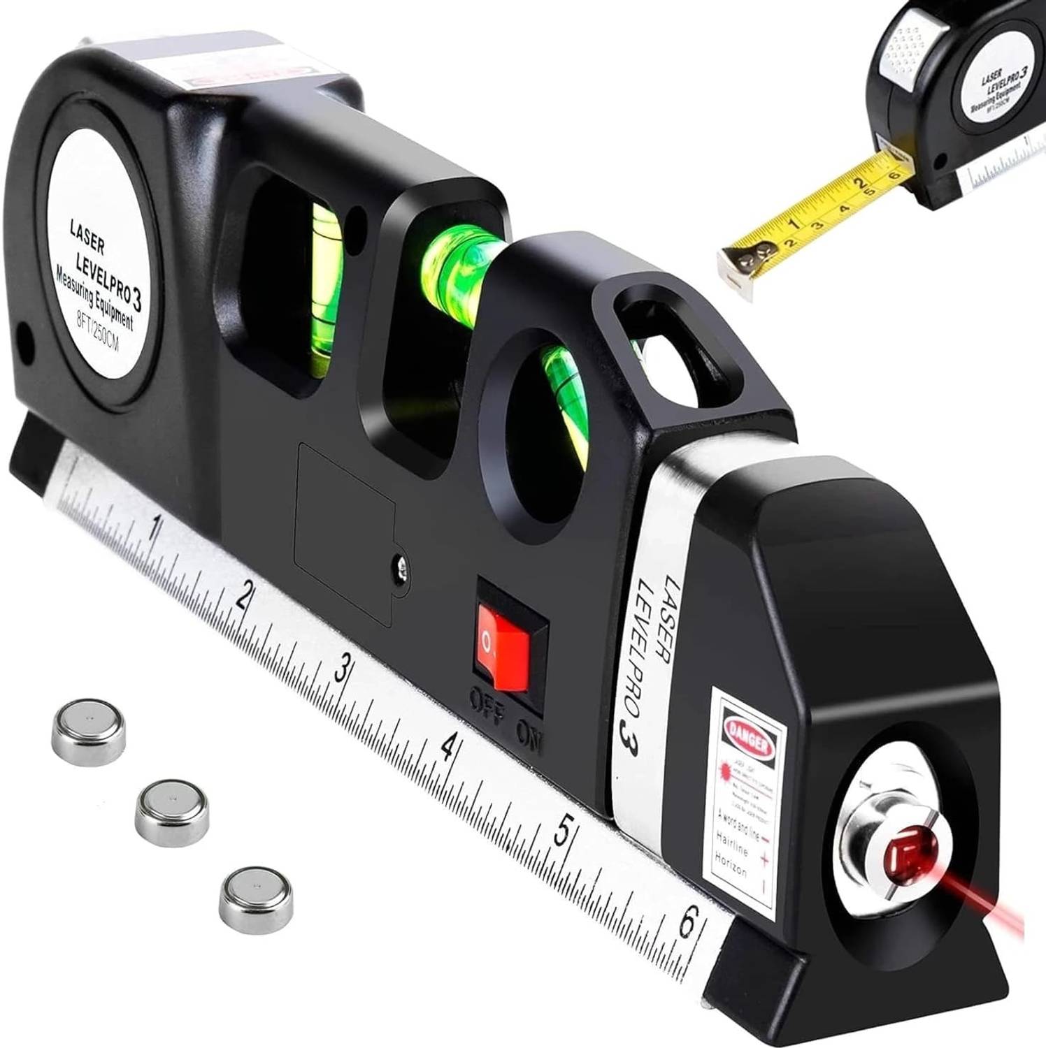 AVIRATH ENTERPRISE LL-120 Laser Level 360 Pro Non-magnetic Carpenter's Level