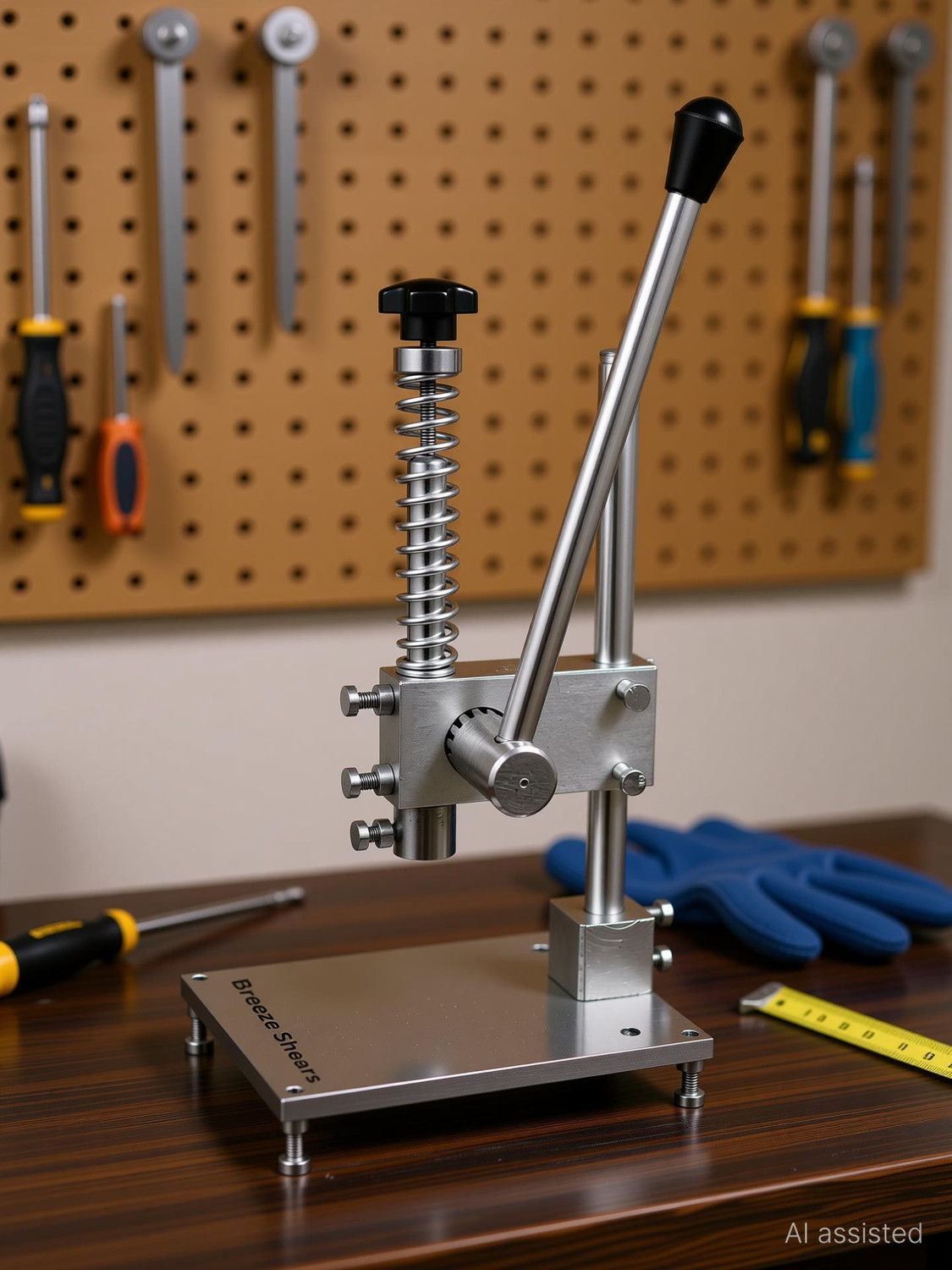 Image of Breeze Shears Hand Operated Toggle Spring Press Machine Lever Tool