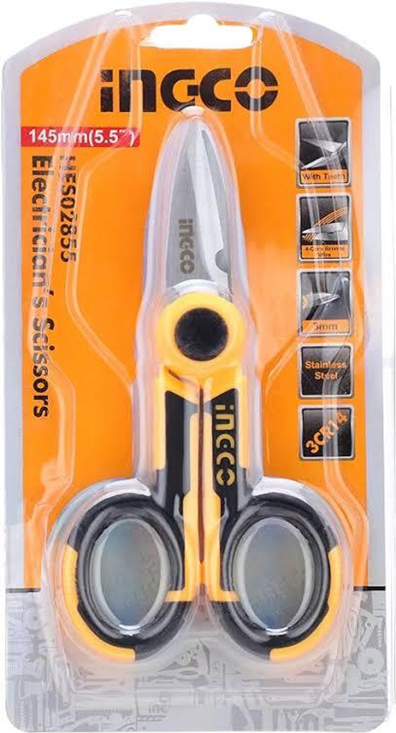 Image of INGCO HES02855 Electrician's Scissors Lever Tool