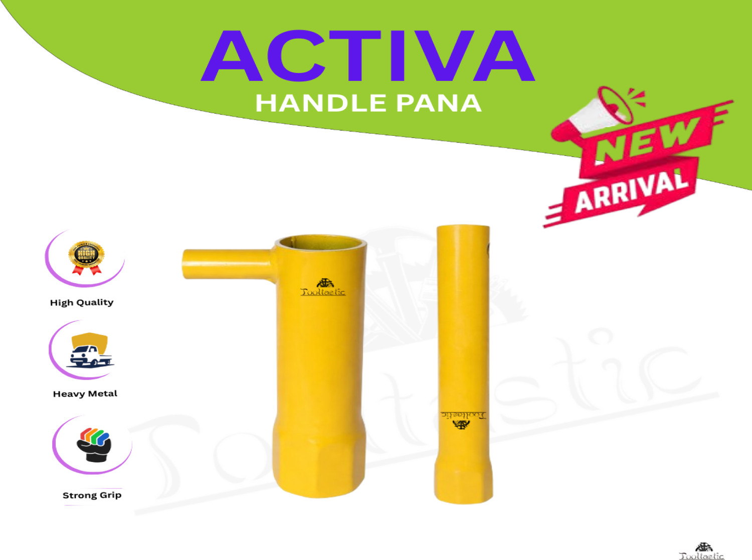 Image of Tooltastic Handle Panna Compatible for Activa 2Pc Set TP Y Lever Tool