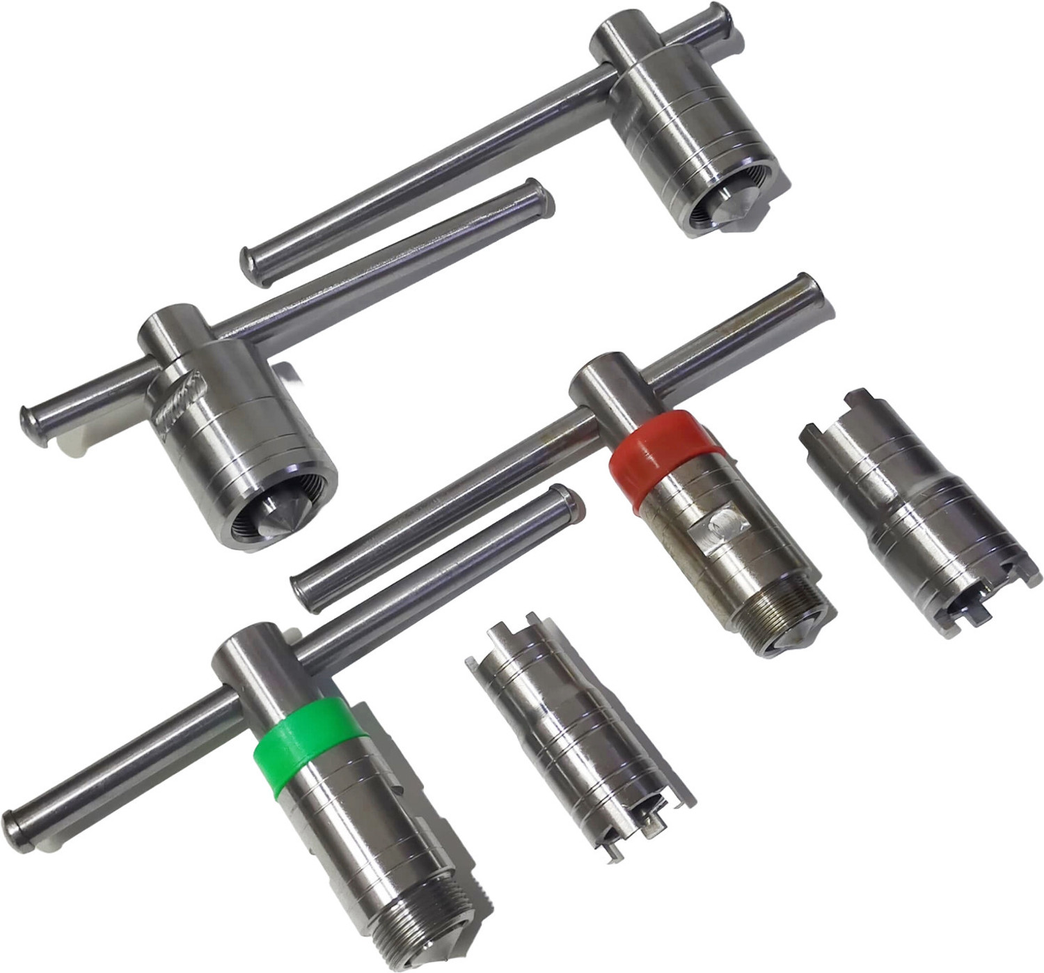 Image of 4MECH PULSAR+STAR CITY+SUPER SPLENDOR+HERO /ACTIVA Magnet Puller with 2 CLUTCH NUT Lever Tool