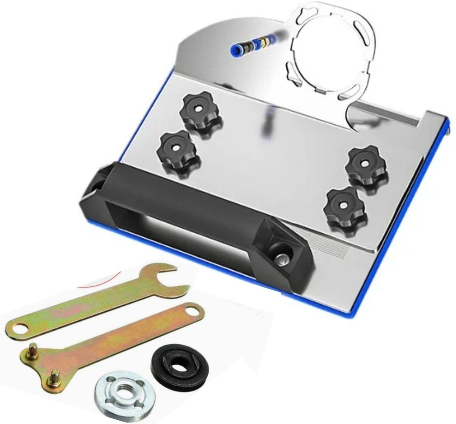 Image of ToolsT 100 Type Angle Grinder Stand For Tile 45 Chamfer Cutting Lever Tool (30 cm)