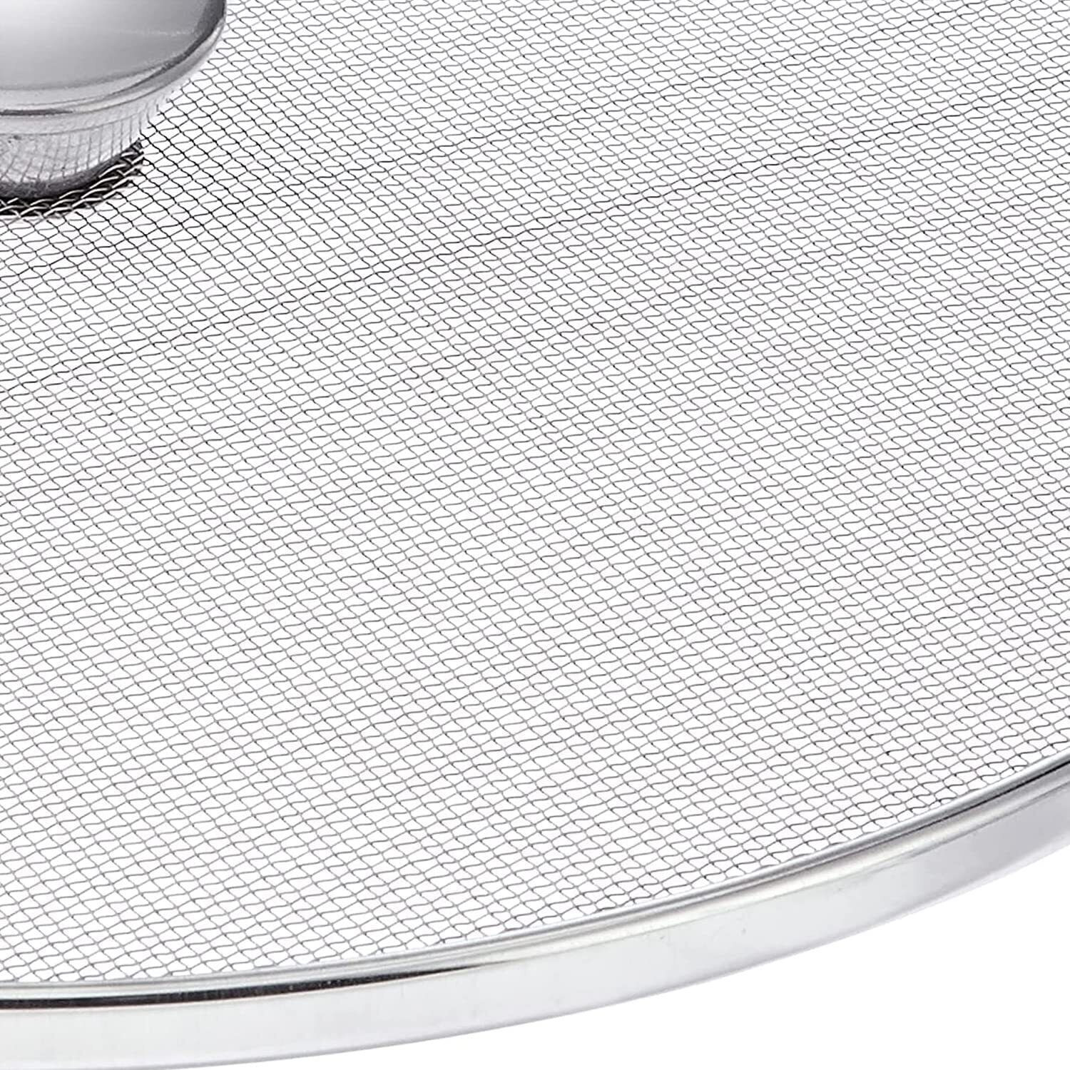 Image of CookoFriends Stainless Steel Food Cover Milk Cover Net Lids Jali 7 inch, 8 inch, 9 inch, 10 inch Lid, Pack of 4