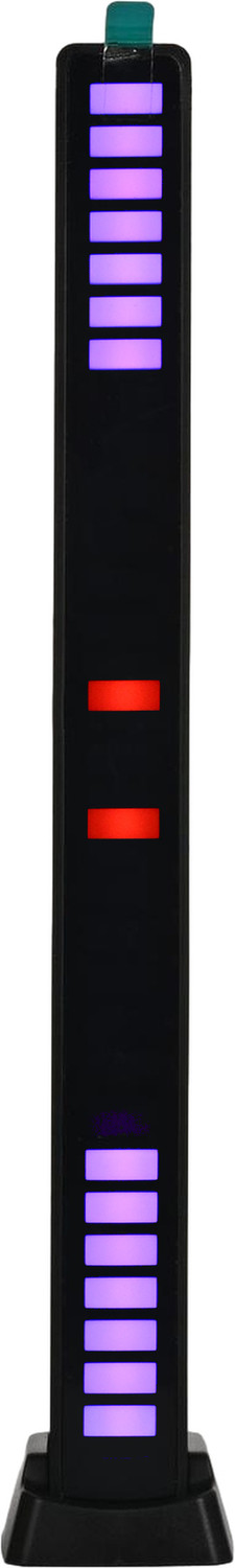 Image of TUNSKIY RGB Sound Activated Rhythm Light, 32-LED Music Ambient Light Bar with Base S-Hook Plastic Light Hanging Chain Rod